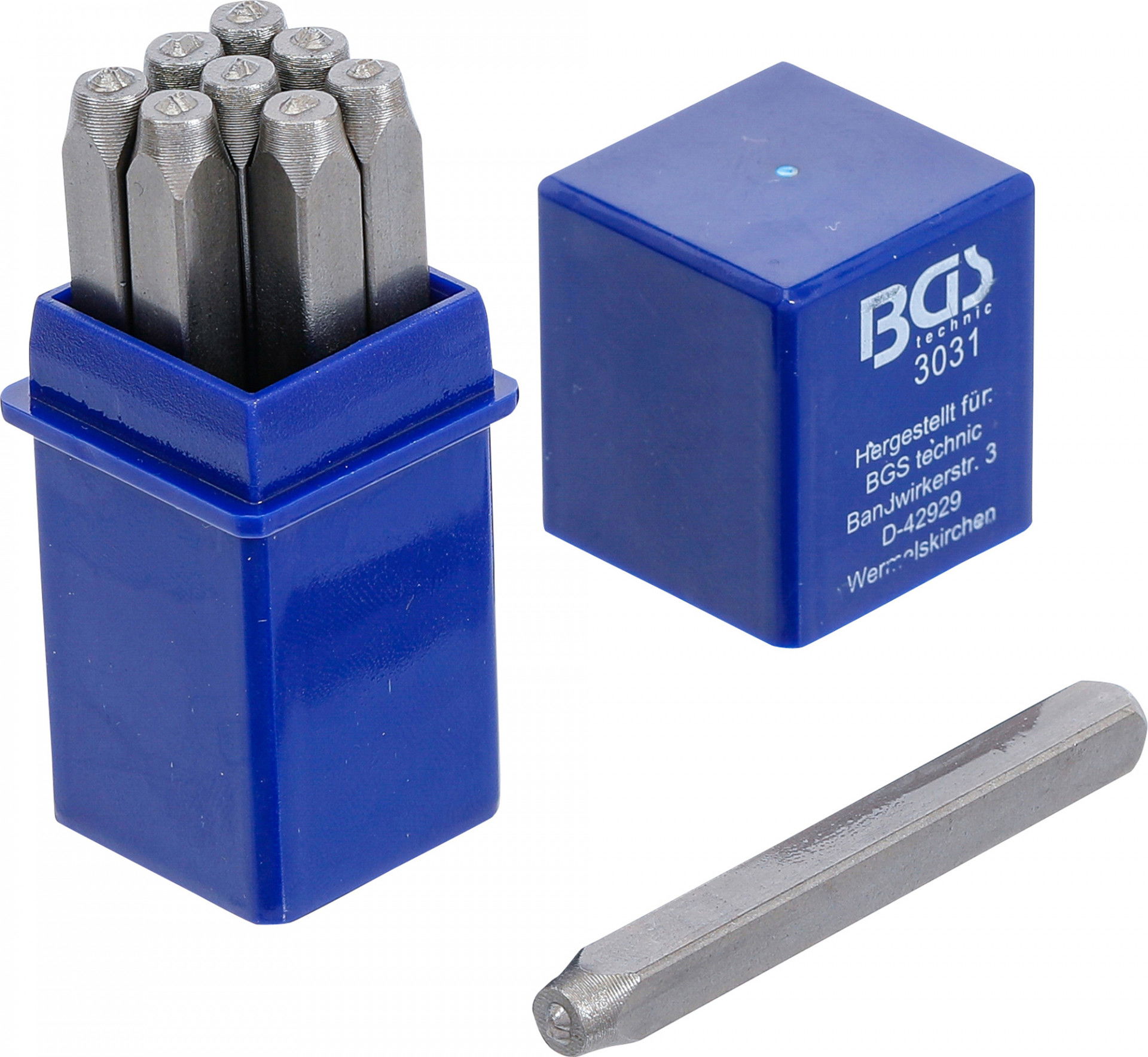 BGS Technic 9-3031 beütő készlet, szám, 2 mm, 9 darabos termék fő termékképe