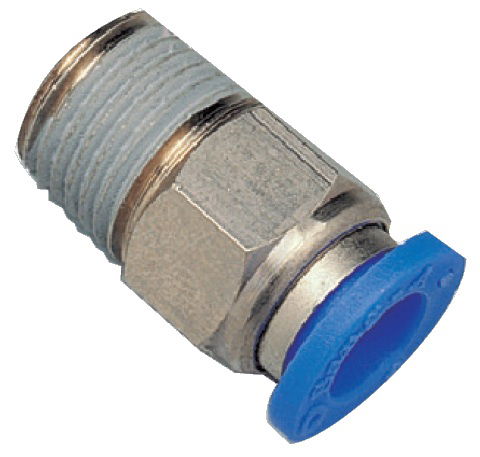 Rectus PC 06-01 egyenes csatlakozó külső menettel, 6 mm x 1/8" termék fő termékképe