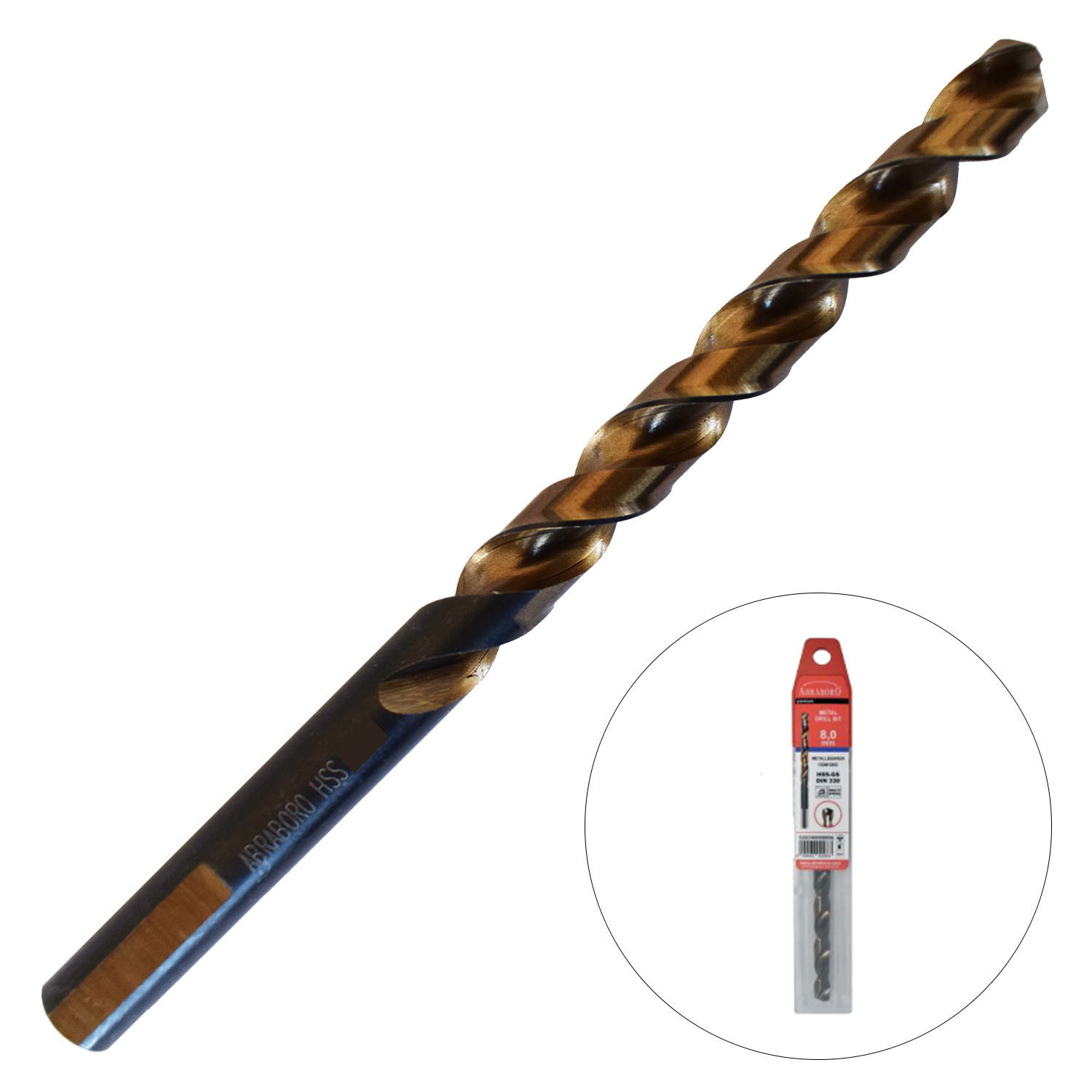 Abraboro 12 x 151 / 101 mm MULTISPEED HSS-GS fémfúró háromszög szárral, EV-Pack termék fő termékképe