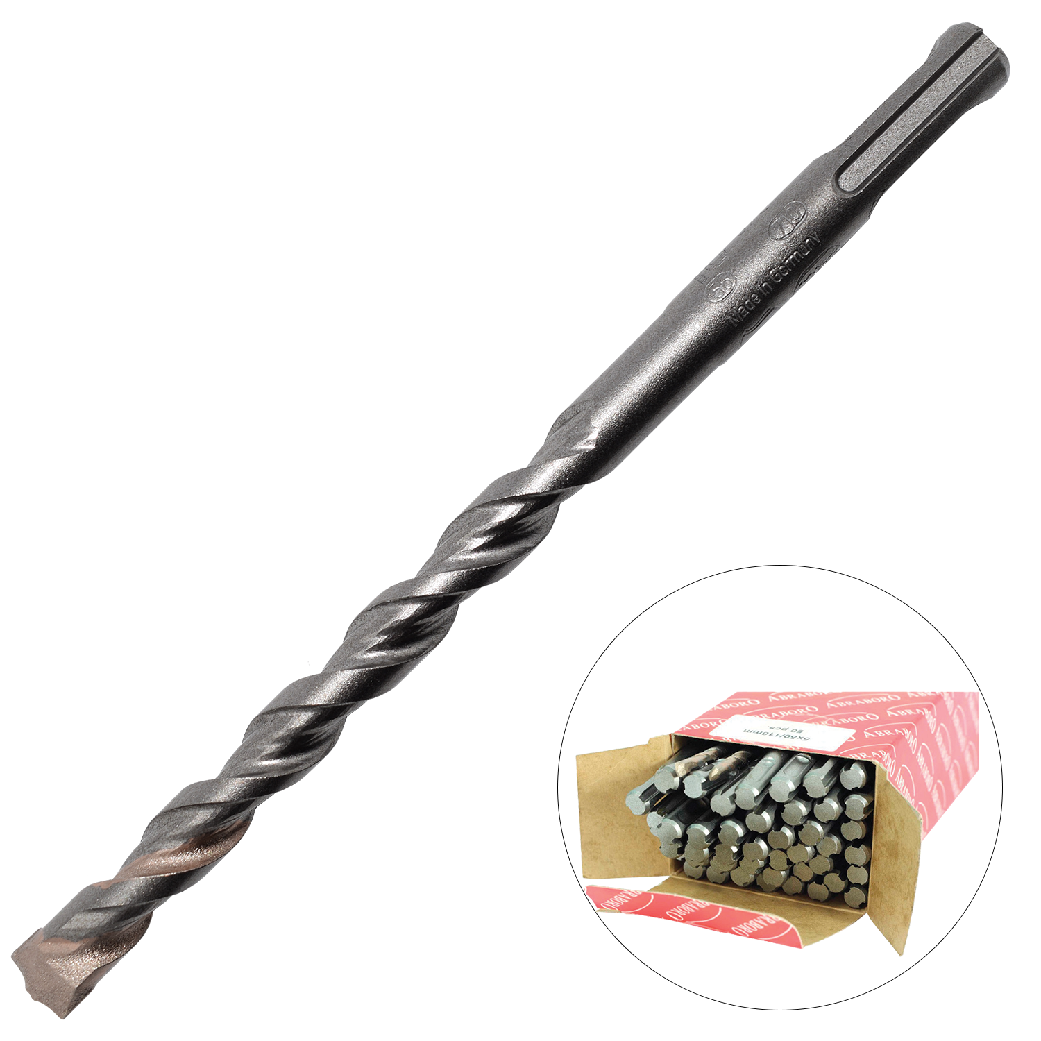Abraboro 8 x 160 / 100 mm SDS-plus TWIXX betonfúró Big Box, 50 db/csomag termék fő termékképe
