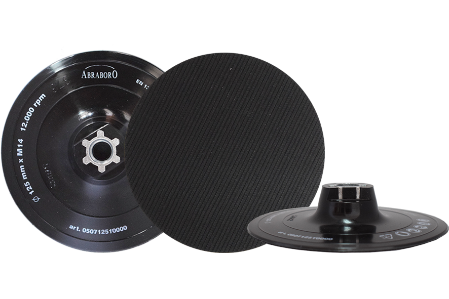 Abraboro 125 x M14 tépőzáras gumitányér termék fő termékképe