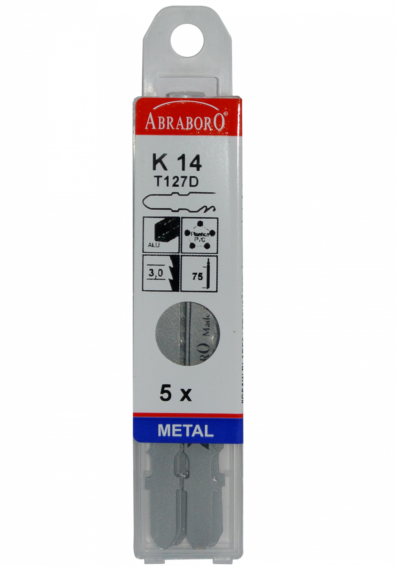 Abraboro HGS 244D (HGS 24) szúrófűrészlap Bosch befogással, 5 db/csomag termék fő termékképe