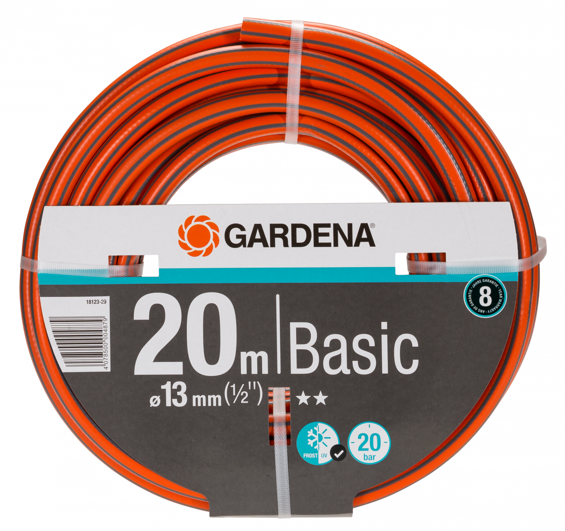 Gardena Basic tömlő, 13 mm (1/2"), 20 bar, 20 m/tekercs termék fő termékképe
