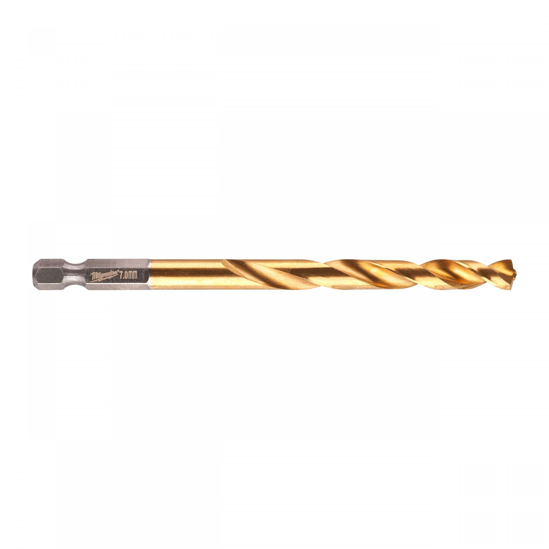 Milwaukee Shockwave™ HSS-G titán-nitrid RED HEX fém fúrószár, 7 x 66/109 mm termék fő termékképe