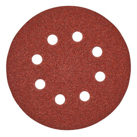 Milwaukee Tépőzáras csiszolólap, Ø 125 mm, 8 lyukú, 80-as finomság, 50 db/csomag termék fő termékképe