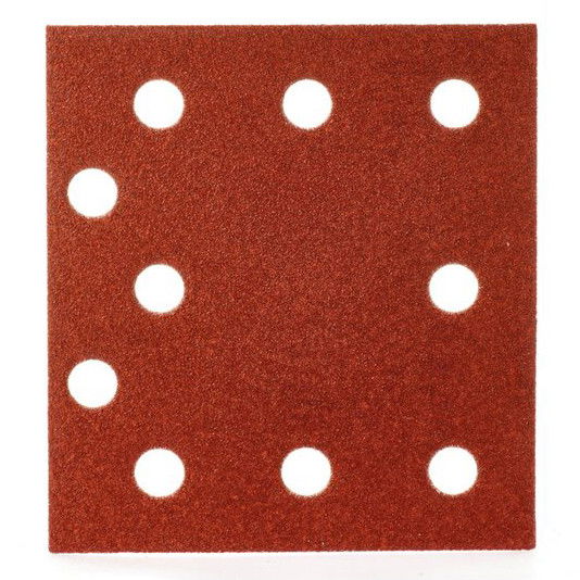 Milwaukee Tépőzáras csiszolólap, 115x107 mm, 10 lyukú, 40-es finomság, 10 db/csomag termék fő termékképe
