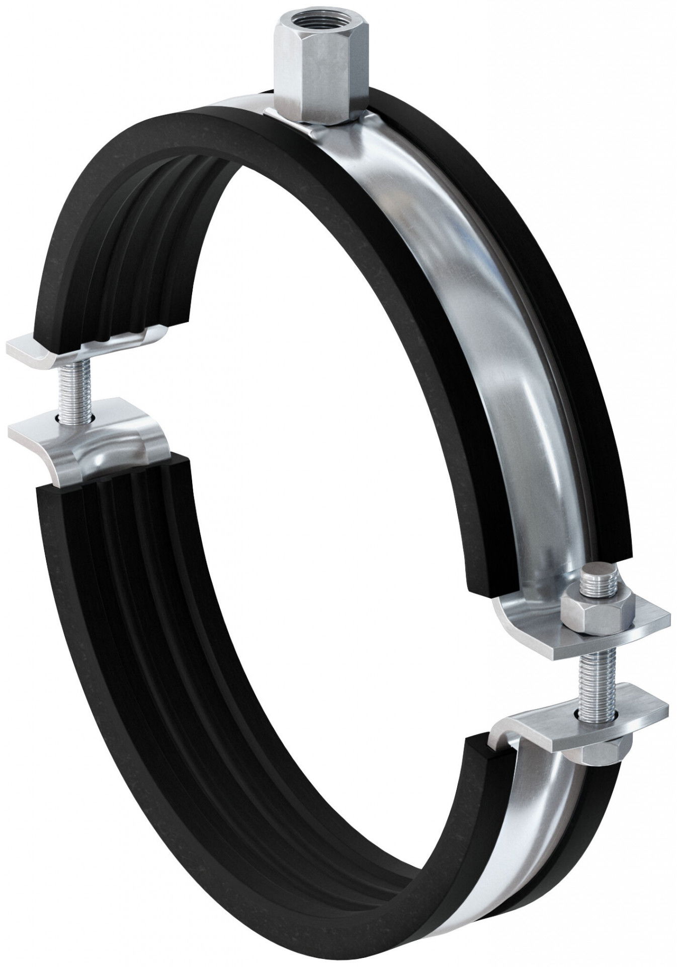 Fischer FRSM 267-273 M16 R masszív gumibetétes bilincs, 5 db/csomag termék fő termékképe
