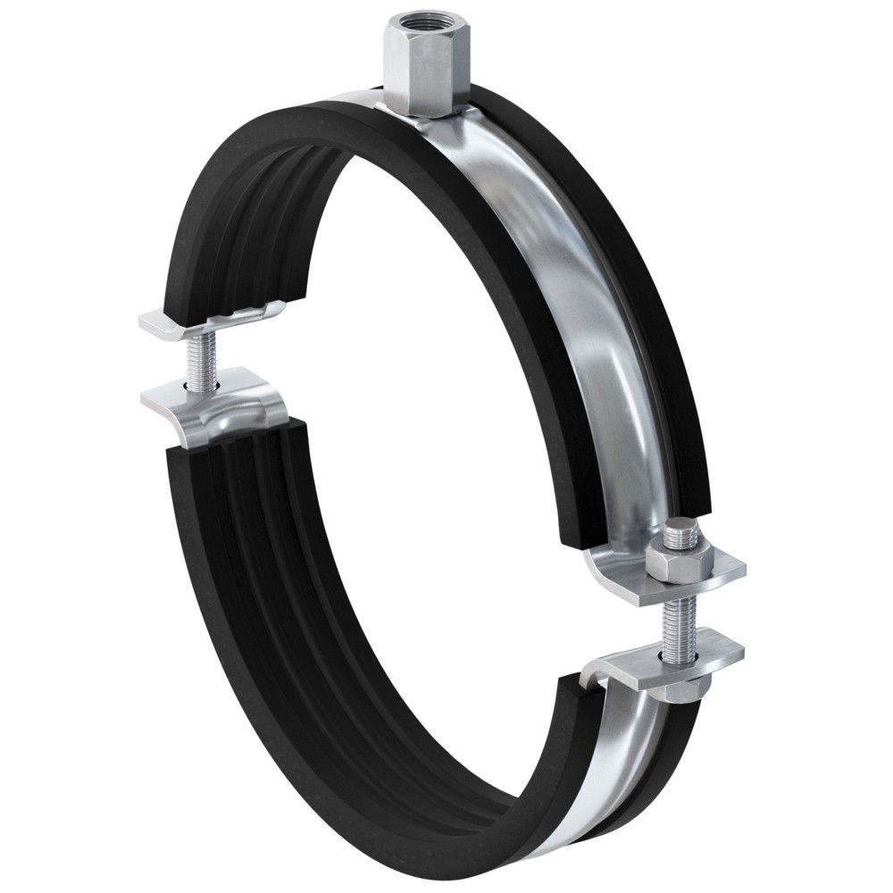Fischer FRSM 10" M12/M16 masszív kétrészes gumibetétes bilincs, 10 db/csomag termék fő termékképe