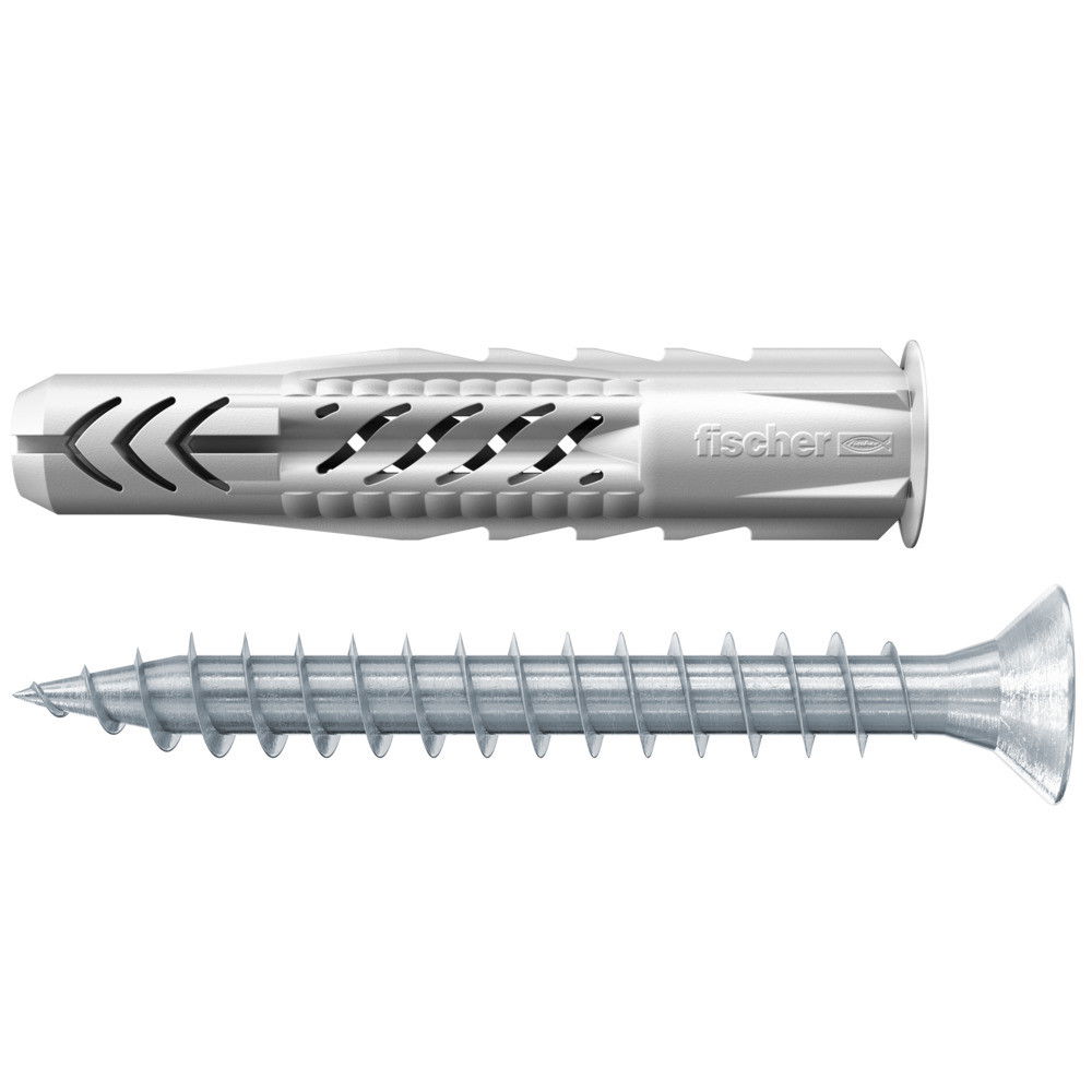 Fischer Univerzális dübel UX R S 6 x 50 - peremmel és csavarral, 25 db/csomag termék fő termékképe